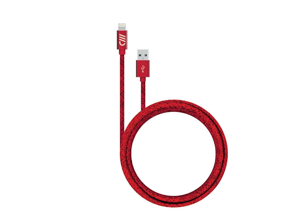 10ft Splatter Woven Lightning Cable