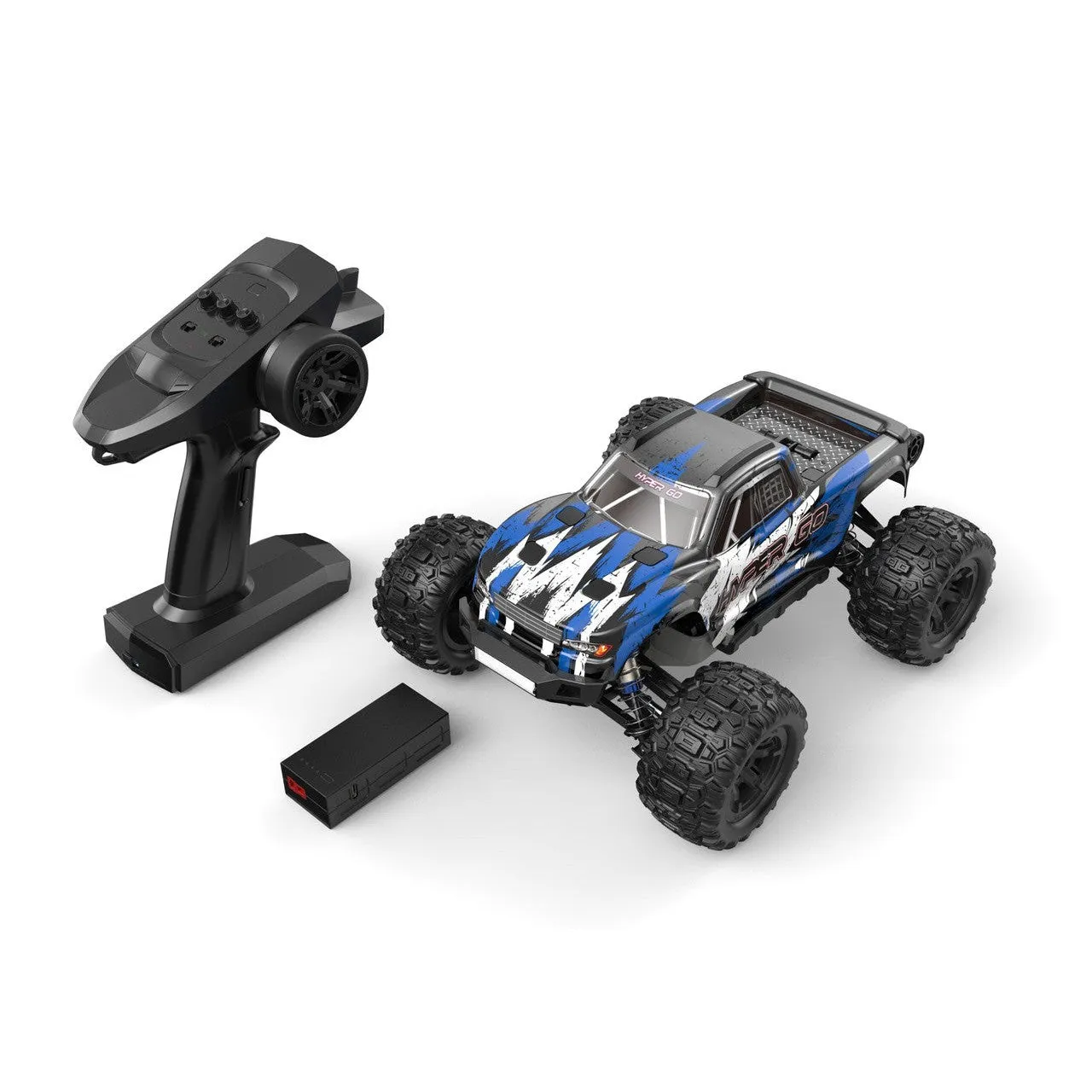 1/16 RTR Brushed RC Monster Truck with GPS - Blue