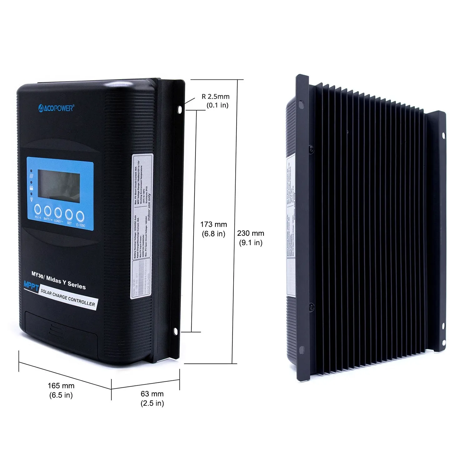 12V/24V 200W Mono Solar RV Kits 30A MPPT Charge Controller (2x100W 30A)