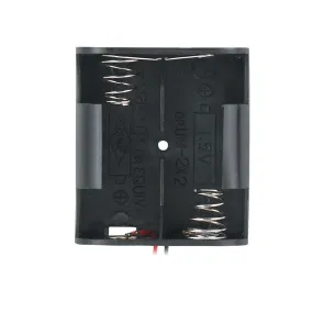 2 C Battery Holder with Wire Leads