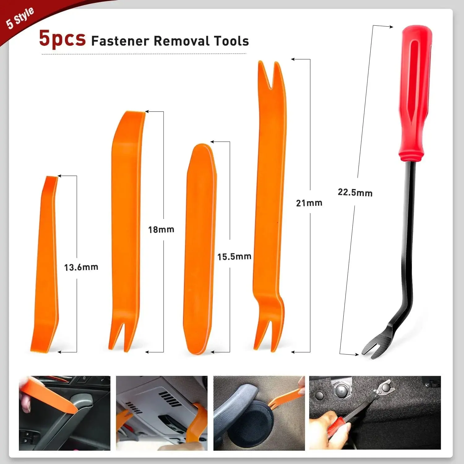 204 Pcs Bumper Retainer Clips Car Push Retainer Kit