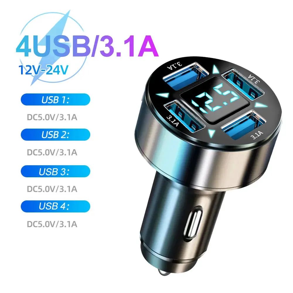 250W PD 6-Port Car Charger