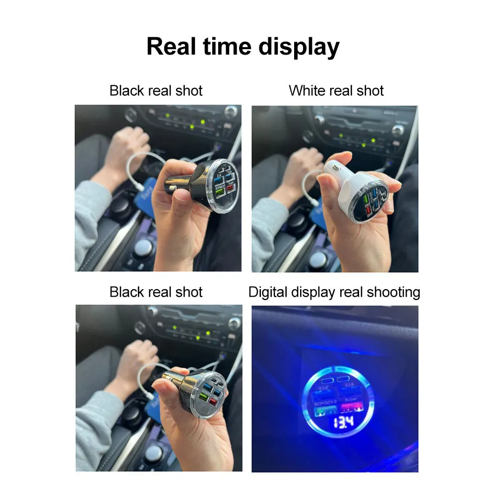 250W PD 6-Port Car Charger