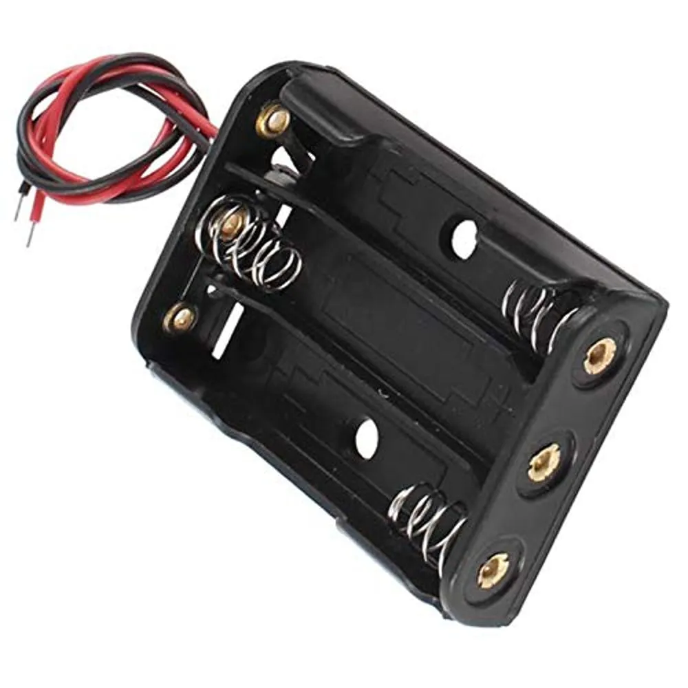 3 x AA Battery Holder Stack Box Case