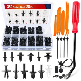 380 Pcs Car Retainer Clips & Fastener Remover