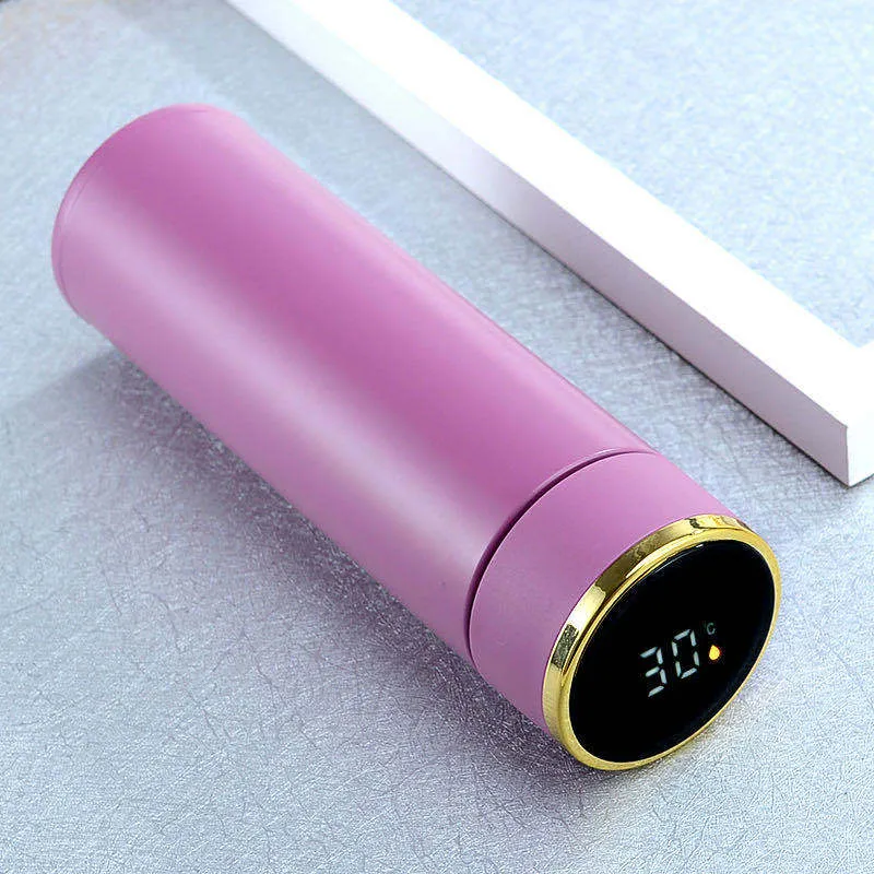 450ml LED Temperature Display Vacuum Flasks Thermos Hot Water Coffee Tea Bottle Cup Stainless Steel