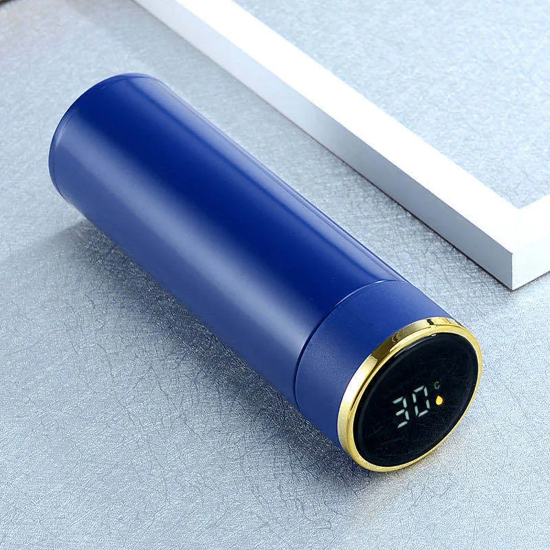 450ml LED Temperature Display Vacuum Flasks Thermos Hot Water Coffee Tea Bottle Cup Stainless Steel