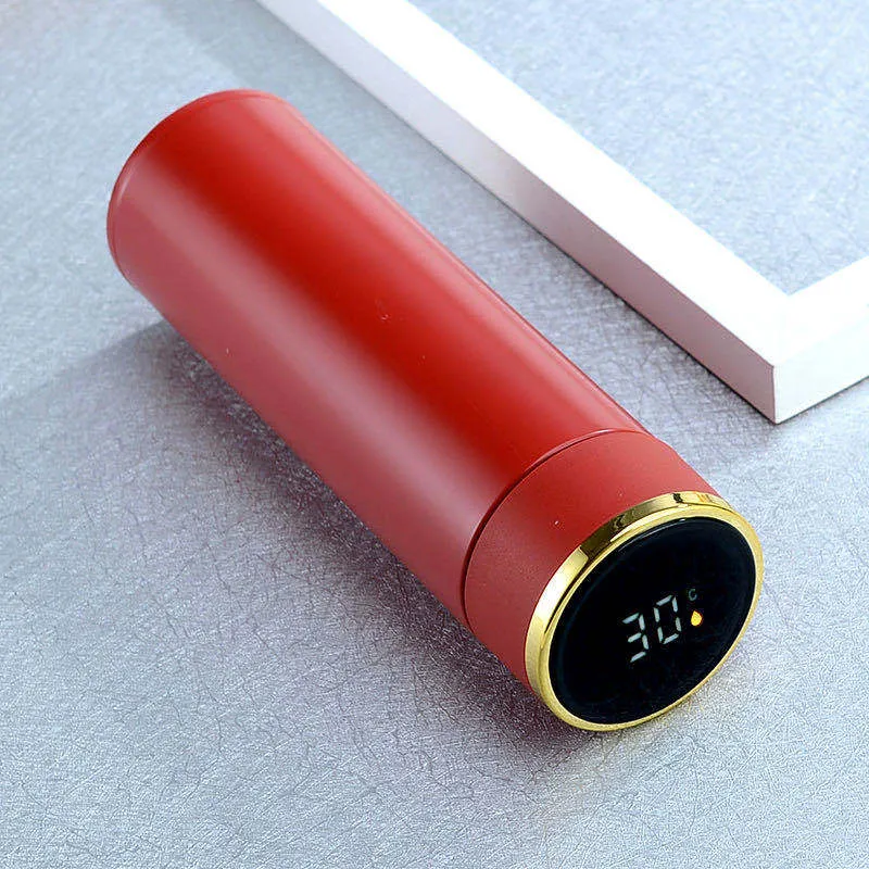 450ml LED Temperature Display Vacuum Flasks Thermos Hot Water Coffee Tea Bottle Cup Stainless Steel