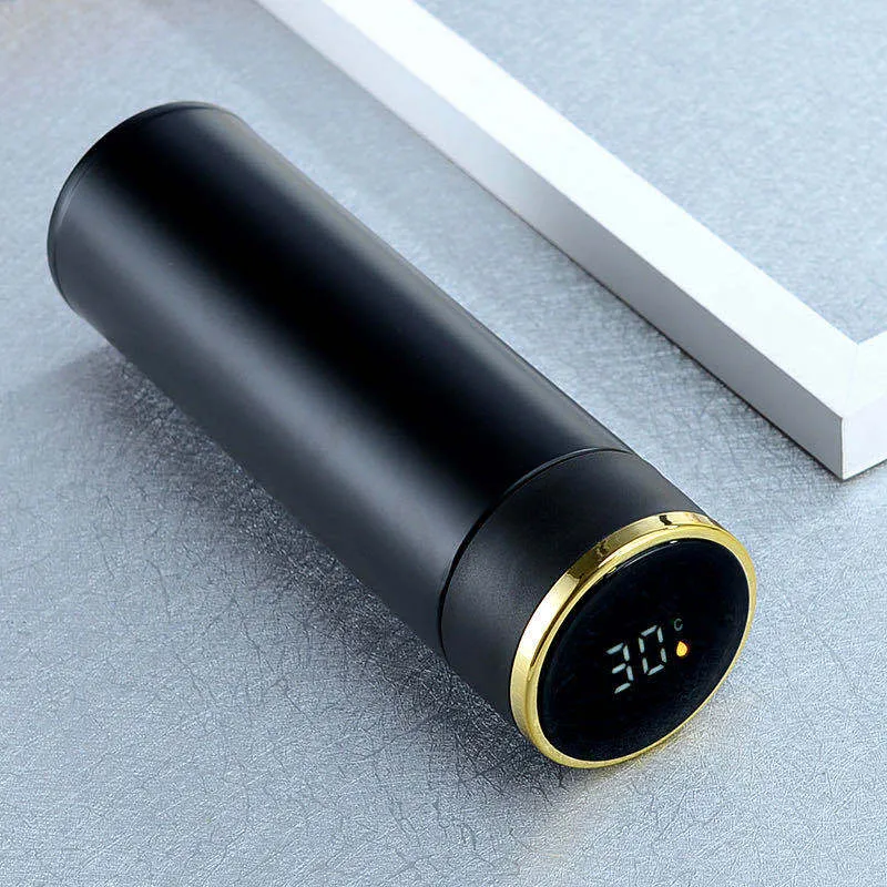 450ml LED Temperature Display Vacuum Flasks Thermos Hot Water Coffee Tea Bottle Cup Stainless Steel