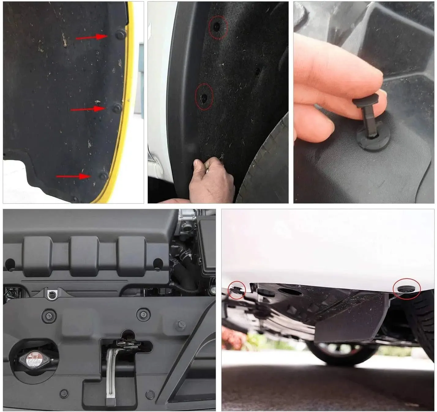 480 Pcs Car Push Retainer Clips Kits For Toyota GM Ford Honda Acura Chrysler