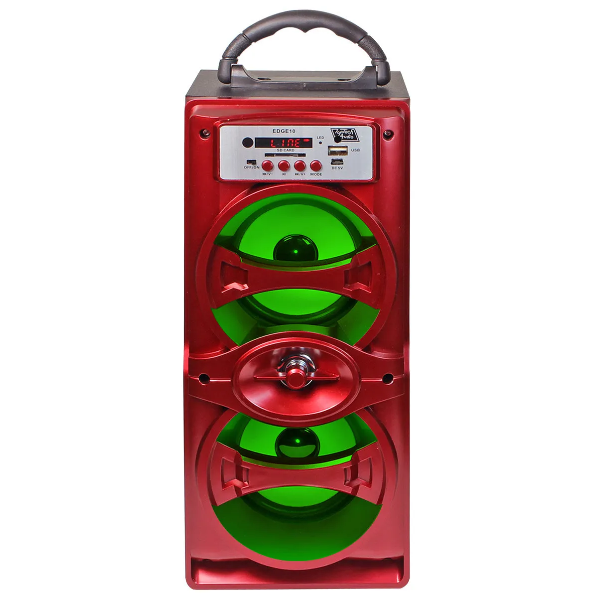 500 Watts Fully Powered Portable Multimedia Speaker with USB/SD & FM Radio