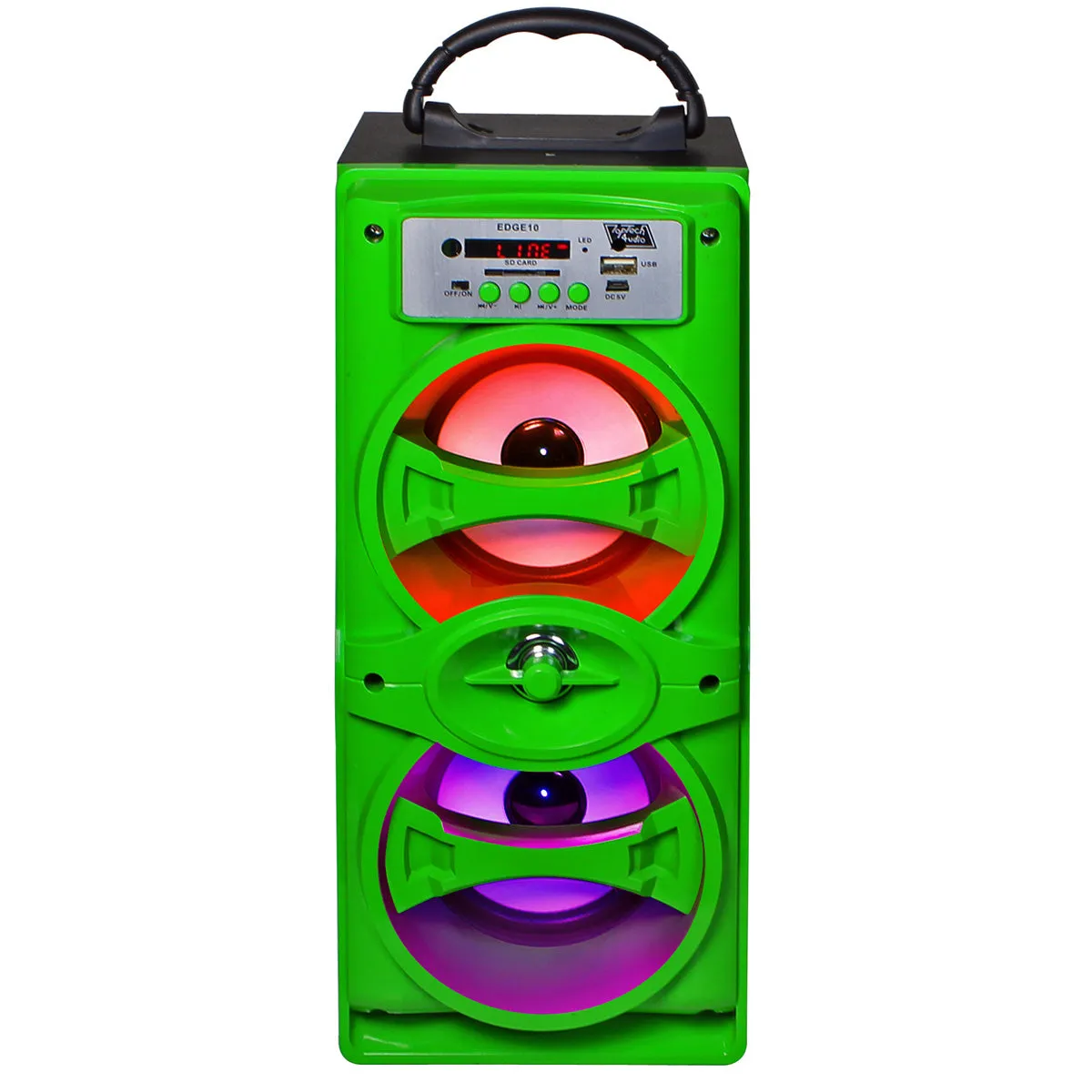500 Watts Fully Powered Portable Multimedia Speaker with USB/SD & FM Radio