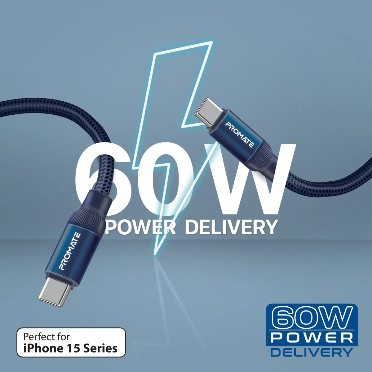 60W Power Delivery Self-Organizing Magnetic USB-C Cable