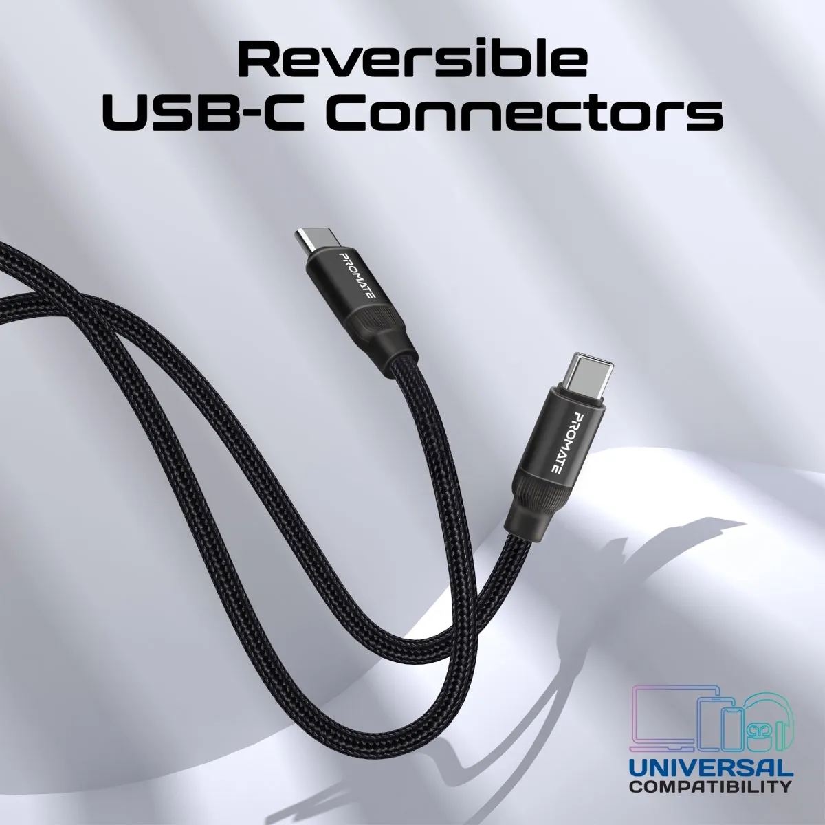 60W Power Delivery Self-Organizing Magnetic USB-C Cable