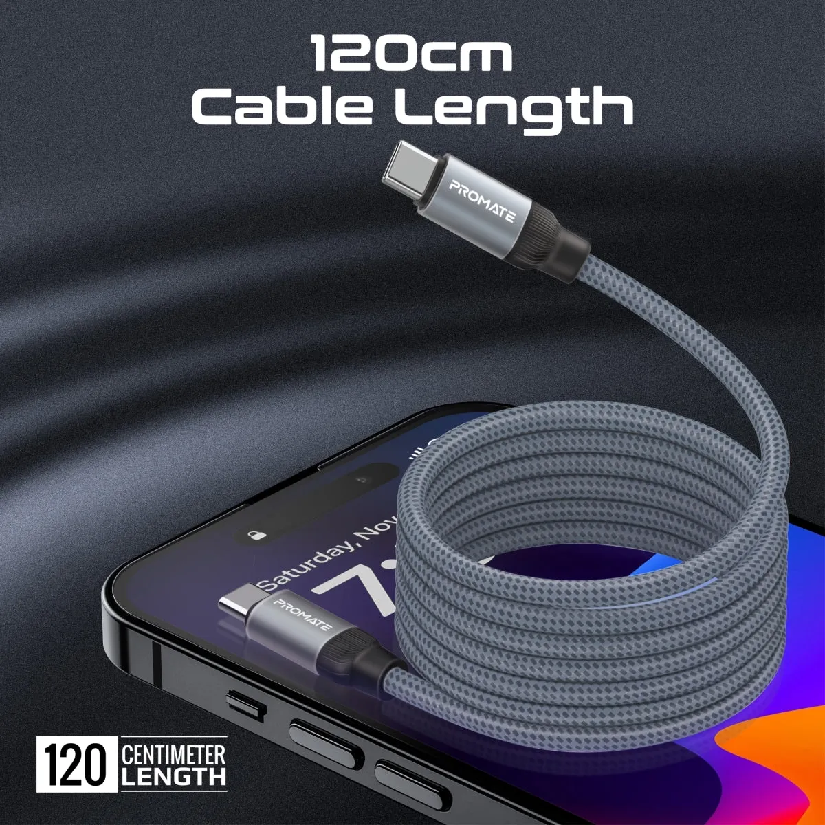 60W Power Delivery Self-Organizing Magnetic USB-C Cable