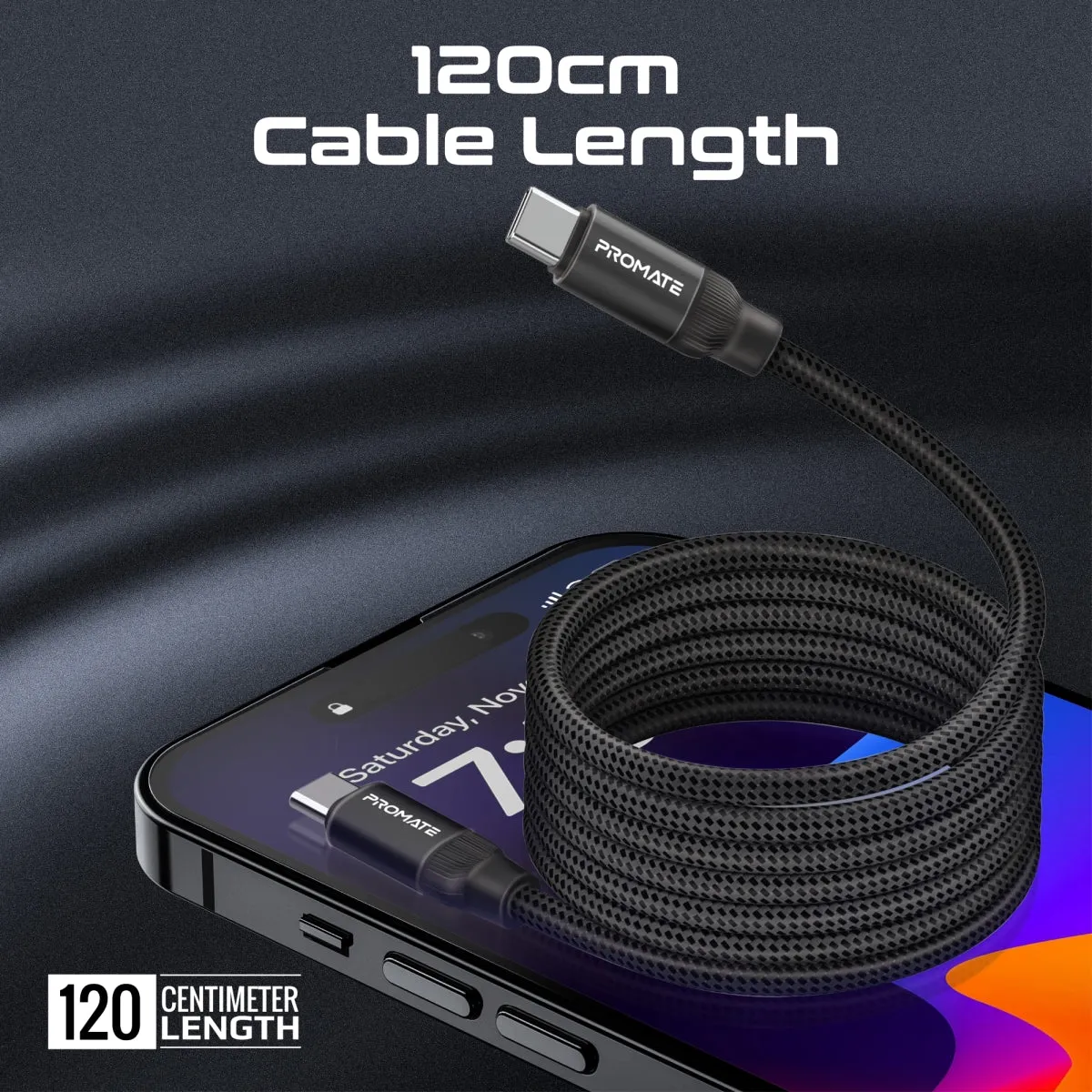 60W Power Delivery Self-Organizing Magnetic USB-C Cable