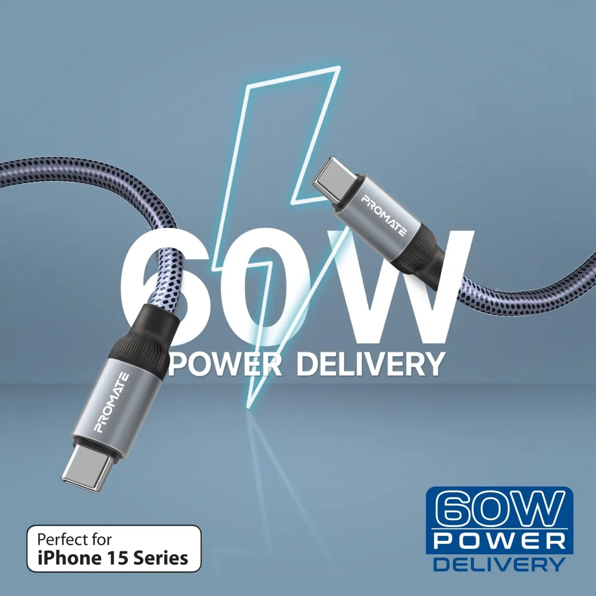 60W Power Delivery Self-Organizing Magnetic USB-C Cable