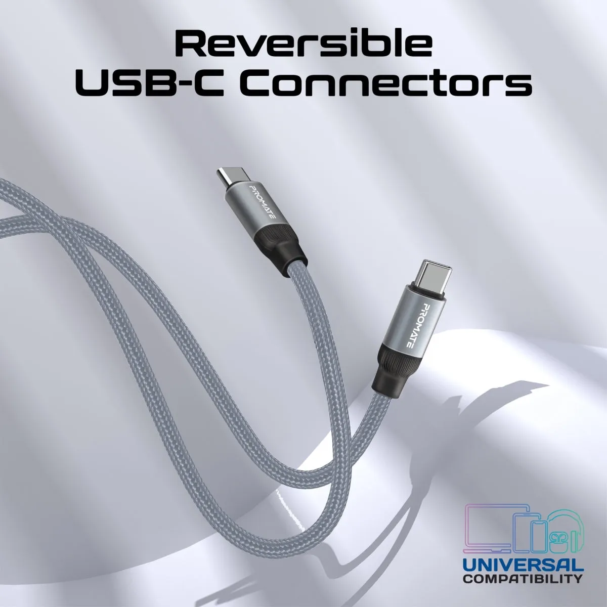 60W Power Delivery Self-Organizing Magnetic USB-C Cable