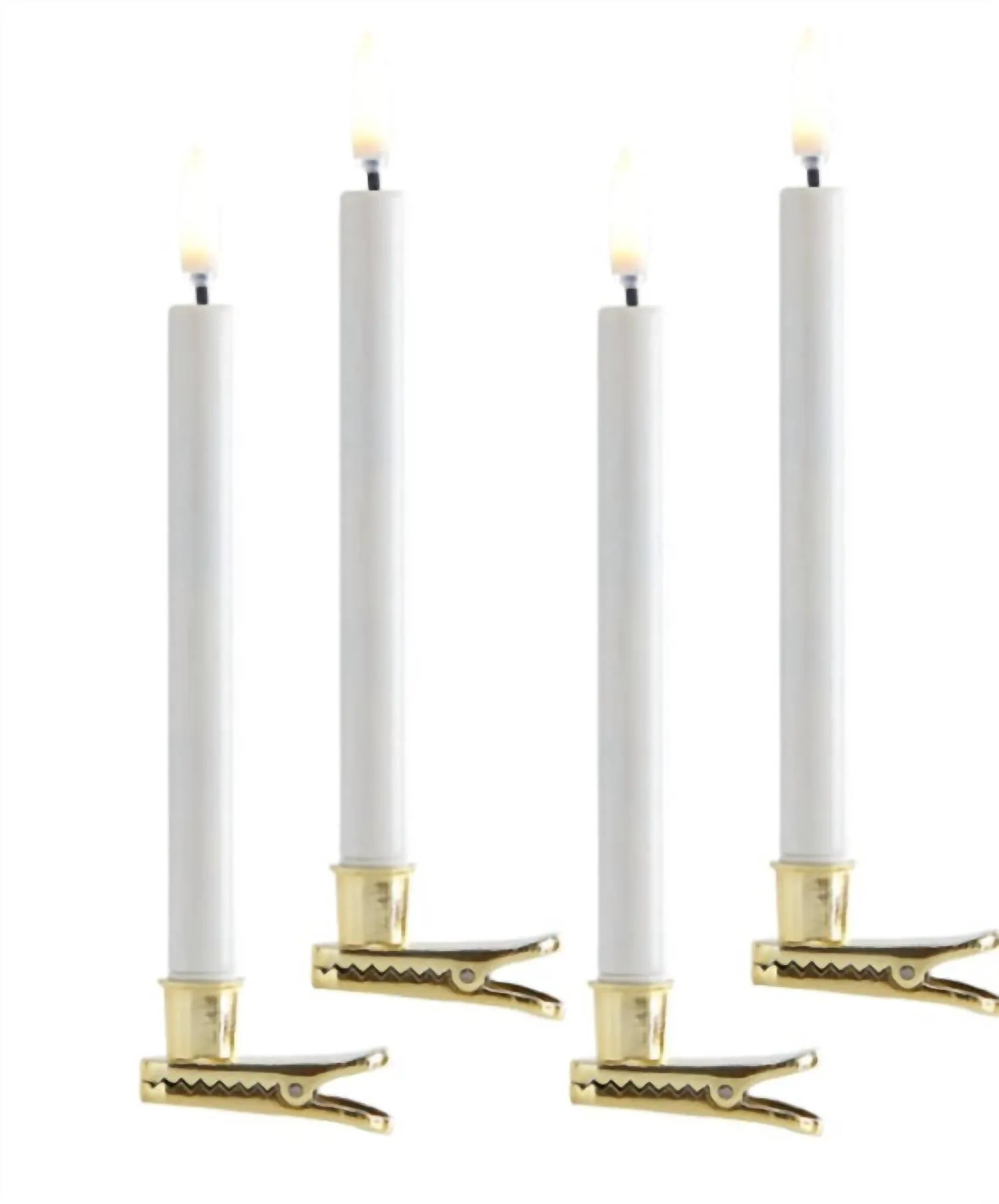 6.5" Pencil Candle With Clip