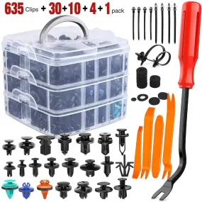 680 Pcs Bumper Retainer Clips Car Push Retainer Kit