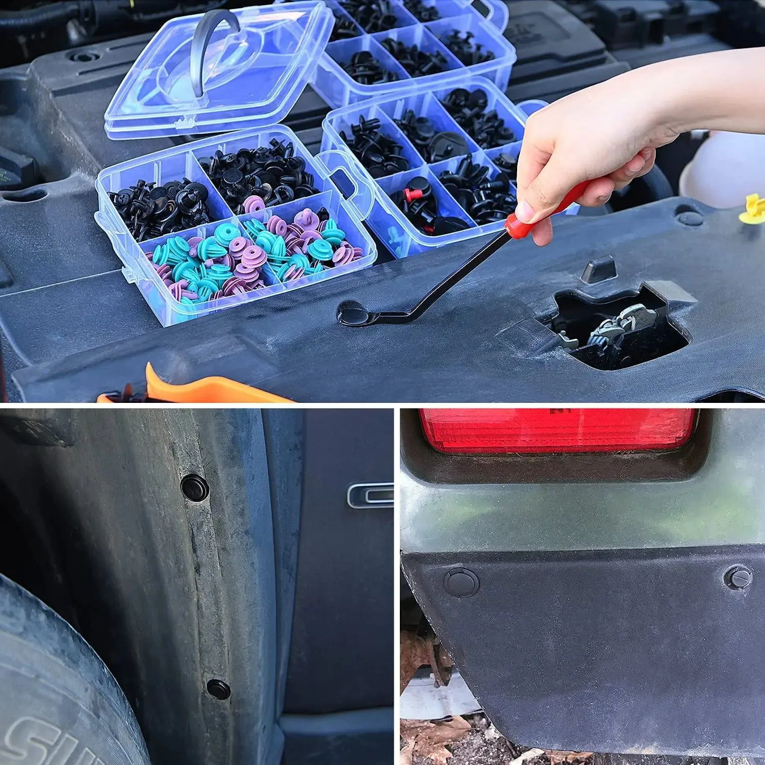 725 Pcs Car Push Retainer Clips Kits For Toyota GM Ford Honda Chevy