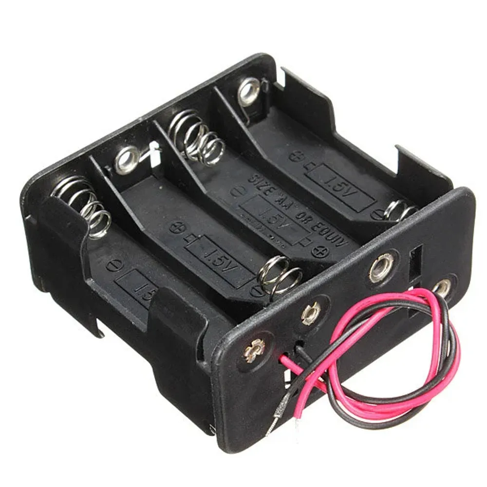 8 x AA Battery Holder Stack Box Case