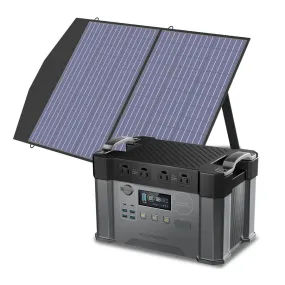 ALLPOWERS Solar Generator Kit 2000W (S2000   SP027 100W Solar Panel)