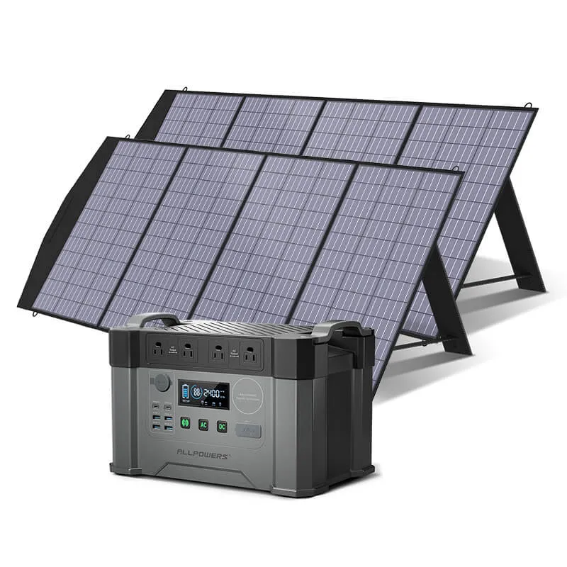 ALLPOWERS Solar Generator Kit 2000W (S2000   SP033 200W Solar Panel)