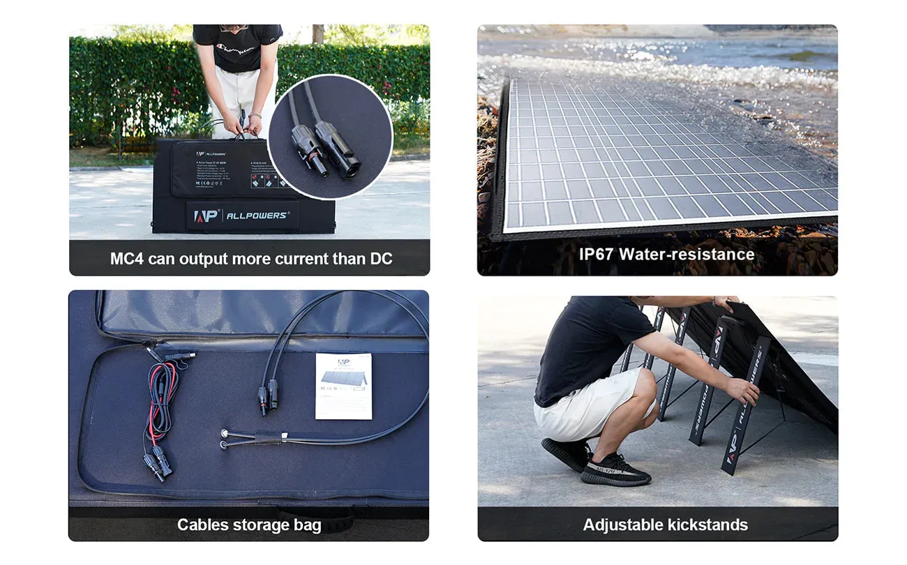 ALLPOWERS Solar Generator Kit 2000W (S2000   SP037 400W Solar Panel)