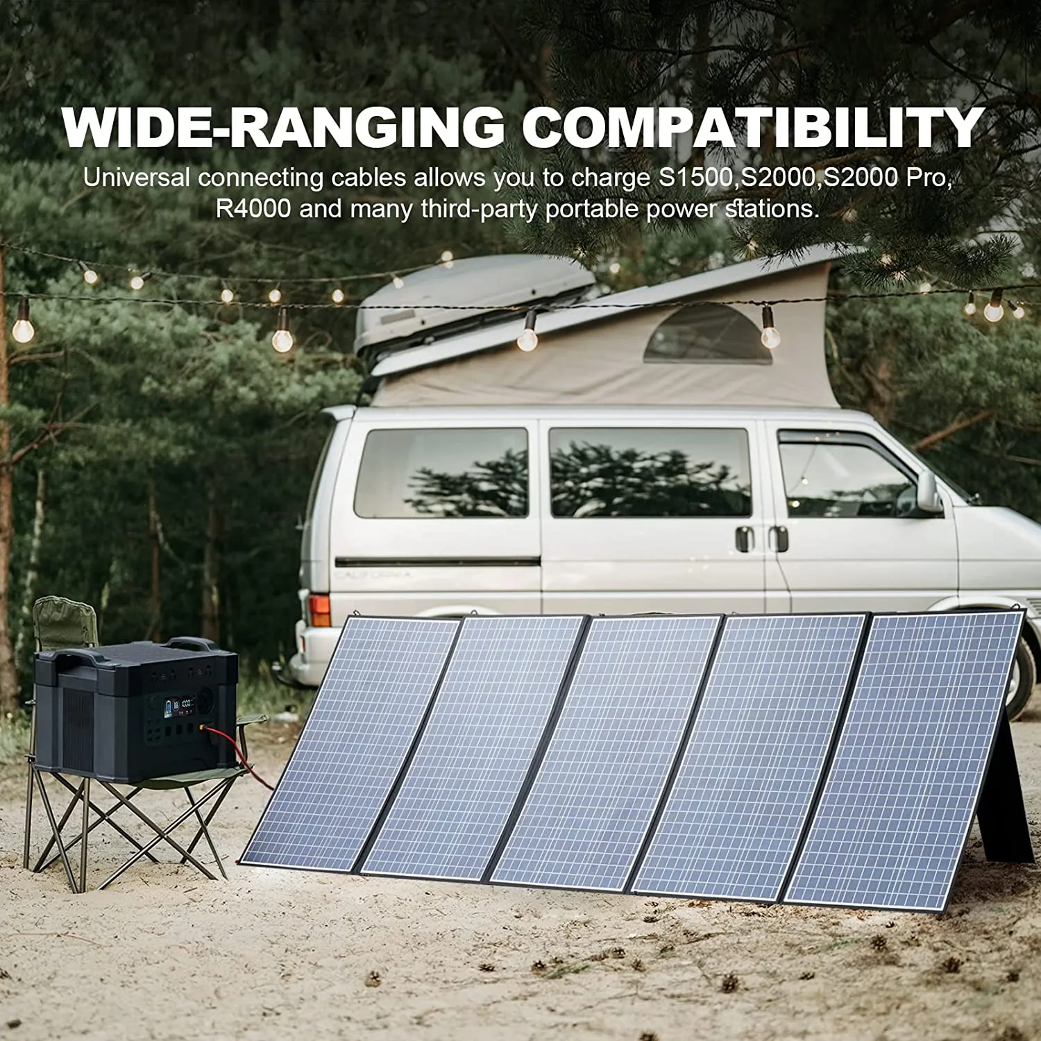 ALLPOWERS Solar Generator Kit 2000W (S2000   SP037 400W Solar Panel)