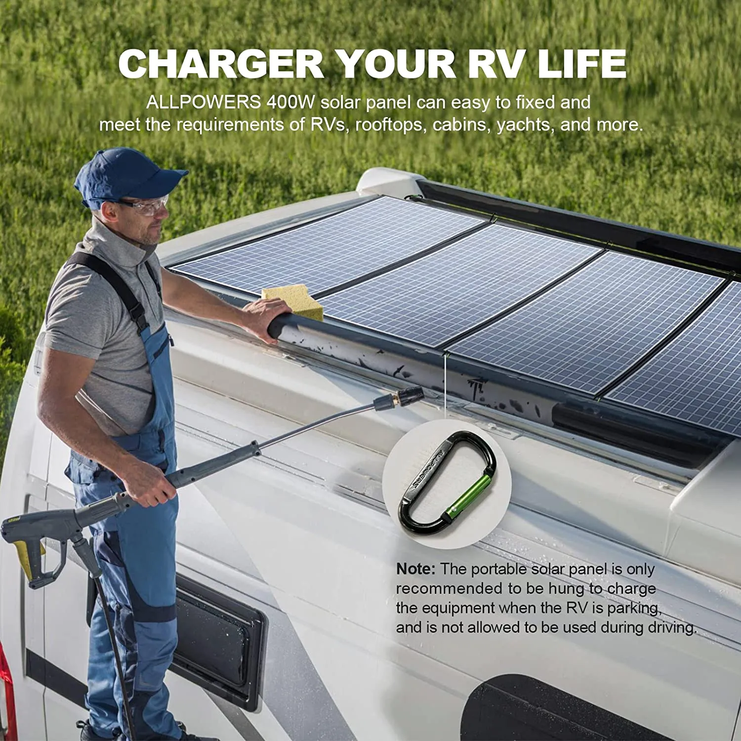 ALLPOWERS Solar Generator Kit 2000W (S2000   SP037 400W Solar Panel)