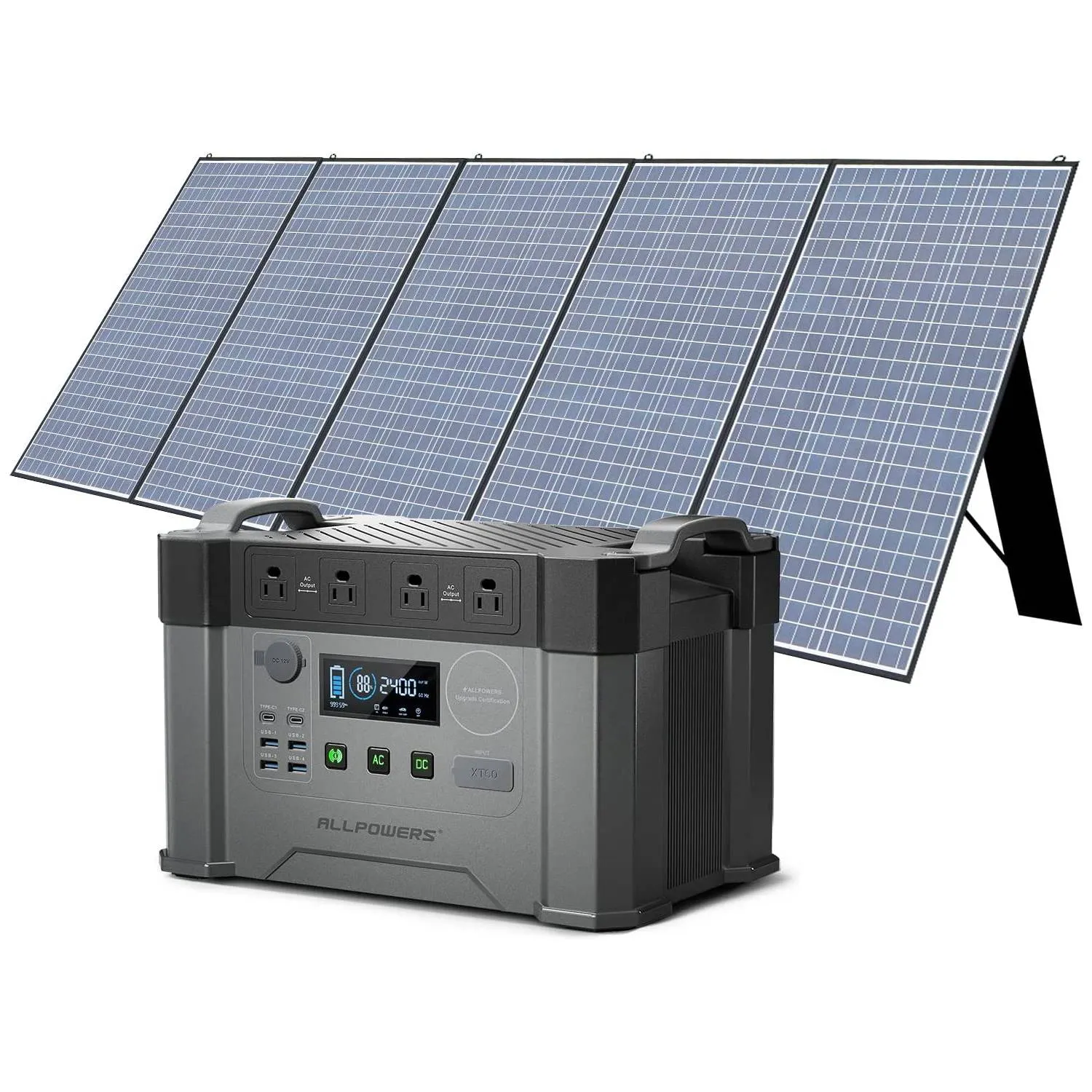 ALLPOWERS Solar Generator Kit 2000W (S2000   SP037 400W Solar Panel)