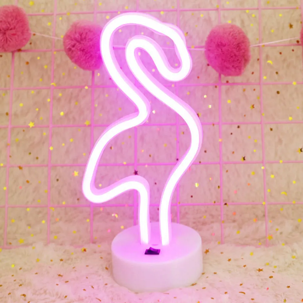 AMZER Neon LED Holiday Light with Holder, Warm Fairy Decorative Lamp Night Light for Christmas, Wedding, Party, Bedroom