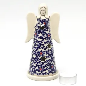 Angel Tea Candle Holder in Touch of Red