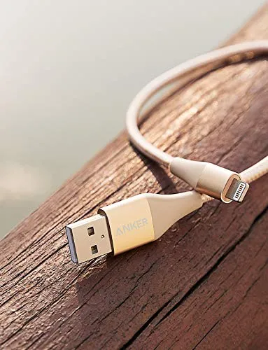 Anker iPhone Charger Cable 10 foot, PowerLine  II Lightning Cable, (10 ft MFi Certified) Extra Long iPhone Charging Cord Compatible with iPhone SE 11 Pro Max Xs MAX XR X 8 7 6S, iPad 8 and More (Gold)