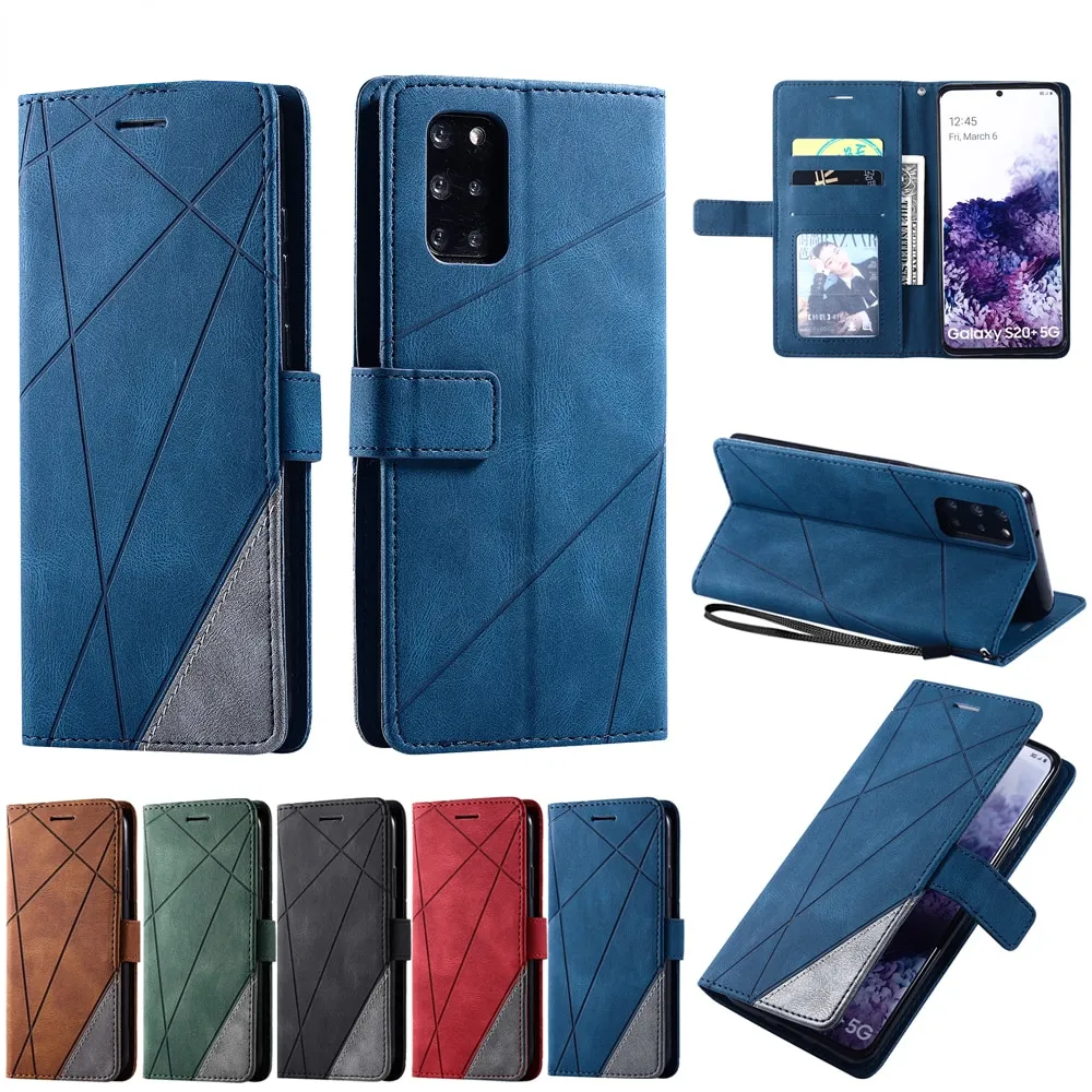 Anymob Samsung Black Flip Case Leather Phone Wallet Cover Protection