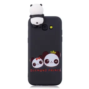 Anymob Samsung Case Blue Panda Soft Silicone 3D Unicorn Panda Phone Cover Protection
