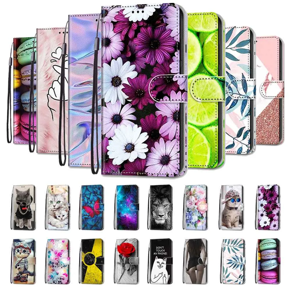 Anymob Samsung Case Mint Green Lemon Magnetic Flip Leather Card Slot Wallet Phone Cover Protection