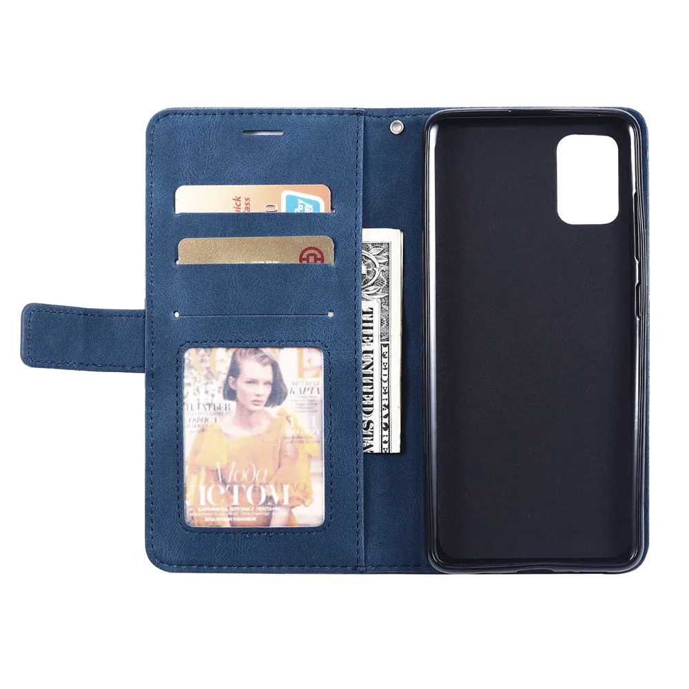 Anymob Samsung Dark Green Luxury Leather Case Mobile Phone Cover Protection