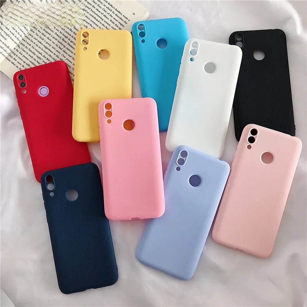 Anymob Samsung White Soft Silicone Phone Cover Protection