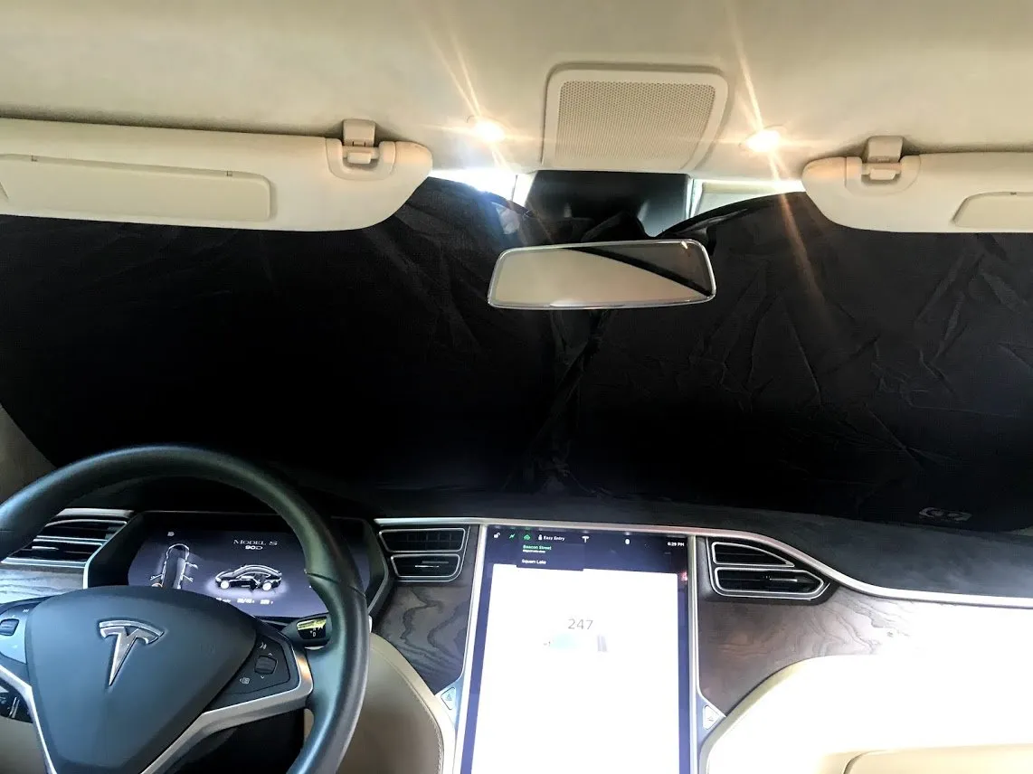 Aston Martin DBS Superleggera 2018 - 2024 Heat and UV Sun Shade by OC Sun Shade