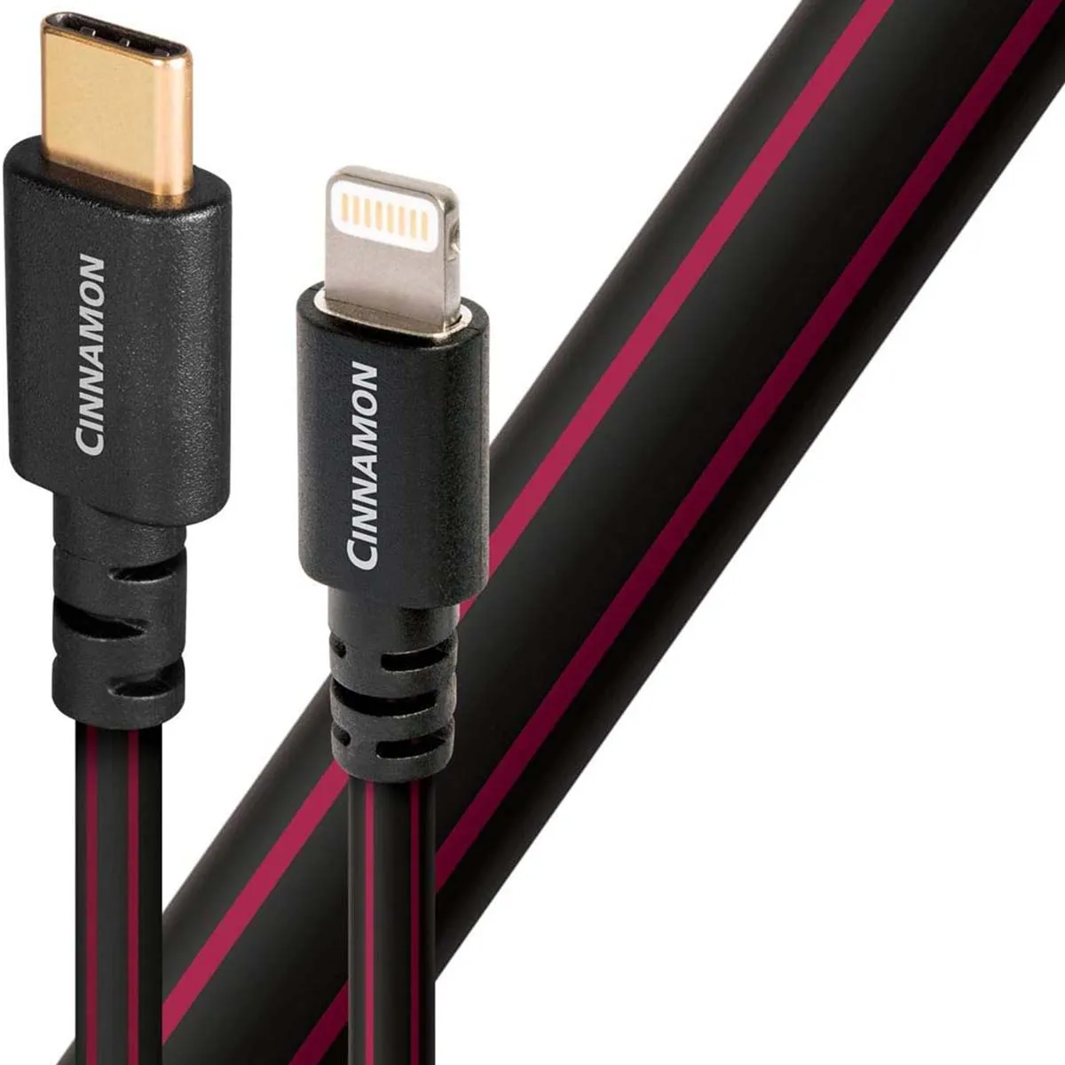 AudioQuest OPEN BOX Cinnamon USB-C > Lightning High-Definition Digital Audio Cable - 0.75 Meter - Excellent Condition
