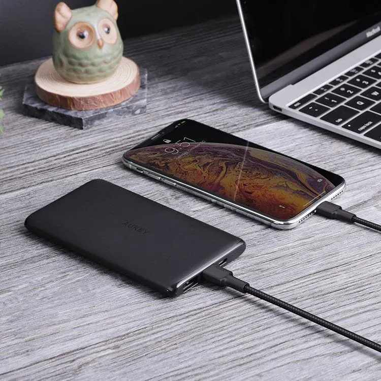 AUKEY® Braided USB-C to Lightning Cable (3.9ft)