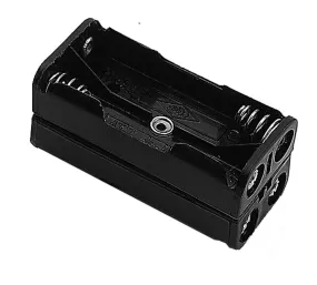 Battery Holder, (4) AAA Cells with Solder Lugs
