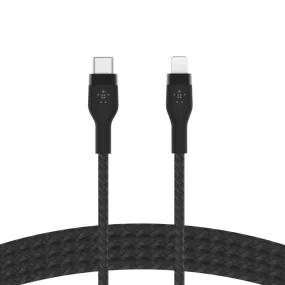 Belkin Usb-C To Lighting, Braid Sil, 1M, Black Magnetic Management