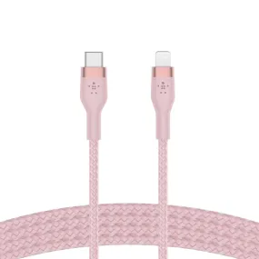 Belkin Usb-C To Lighting, Braid Sil, 1M, Pink Magnetic Management