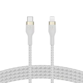 Belkin Usb-C To Lighting, Braid Sil, 1M, White Magnetic Management