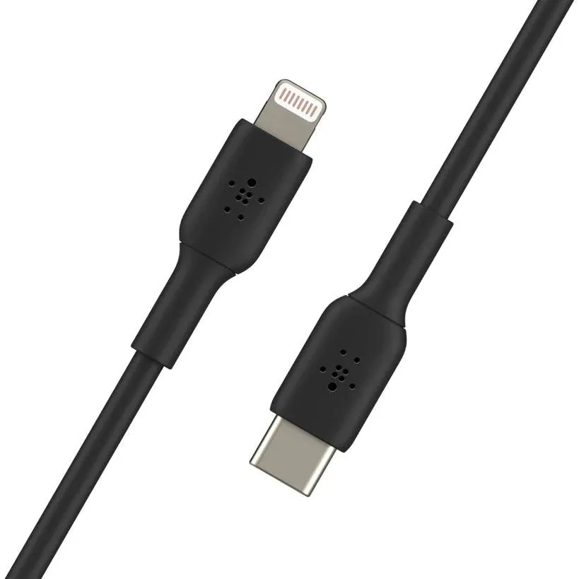 Belkin USB C to Lightning Cable Fast Charging - Black