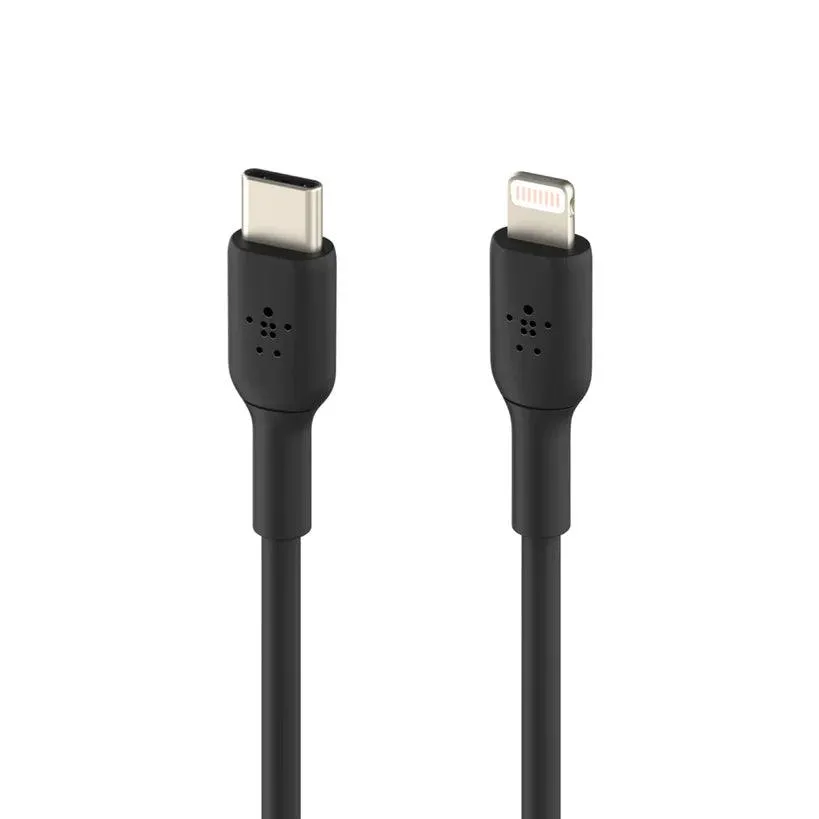 Belkin USB C to Lightning Cable Fast Charging - Black
