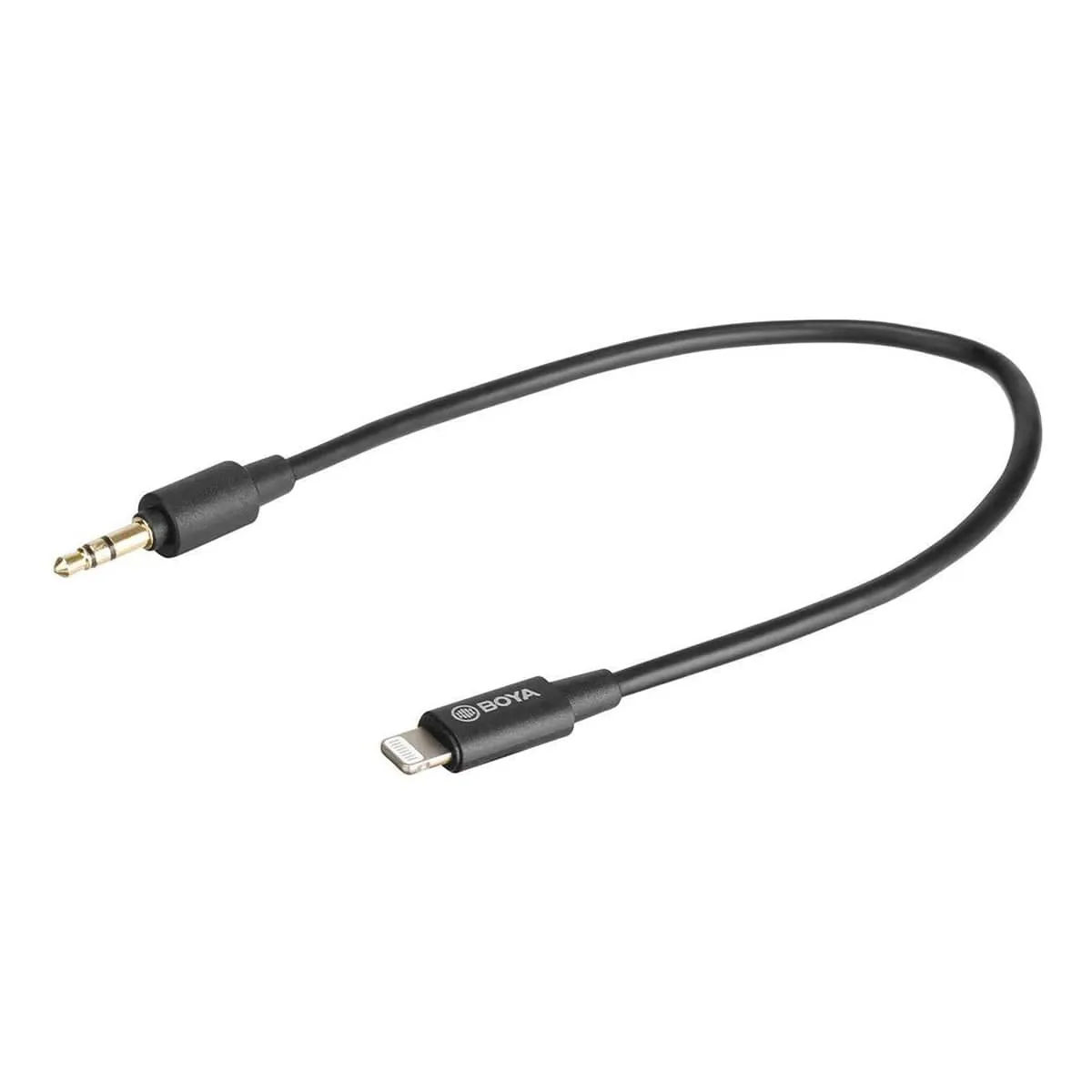 BOYA BY-K1 3.5mm TRS (Male) to Lightning (Male) Audio Adapter